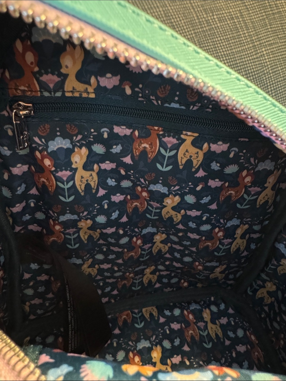 Like new! Loungefly Disney Bambi Folk Mini Backpack - BoxLunch Exclusive - Picture 12 of 12